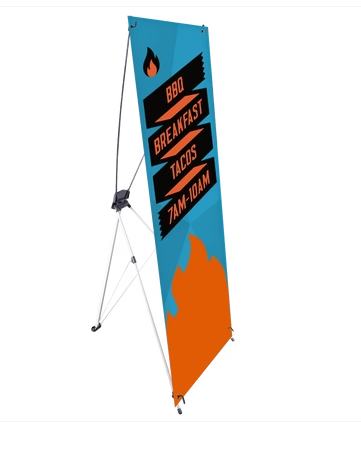 Tripod X Banner Display KIT 26" x 66" CR